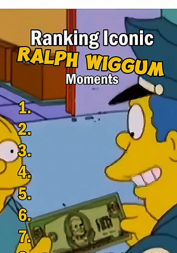 Top 10 Memorable Ralph Wiggum Moments from The Simpsons