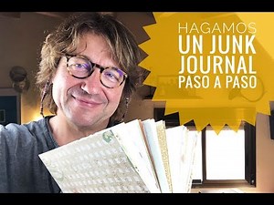 JUNK JOURNAL SCRAPBOOK paso a paso | FÁCIL y todo en CENTÍMETROS