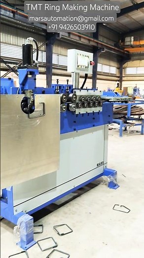 Automatic TMT Ring Making Machine, Construction Ring Making Machine #tmtring #tmtwi #tmtbars #cnc