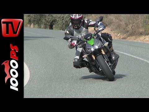 First Test | Kawasaki Z1000 2014 - Action & Details