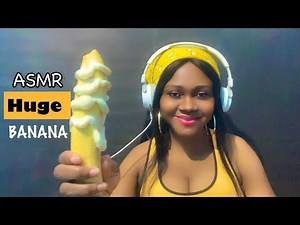 EATING BANANA WITH MAYO ASMR | Mouth Sounds