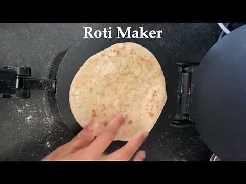 Making A Chapati In Geepas Roti Maker Machine!