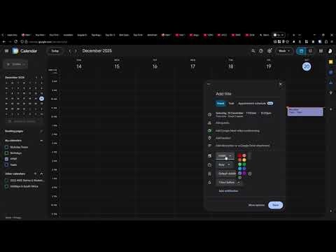 How to Create a Google Calendar and Add Notifications