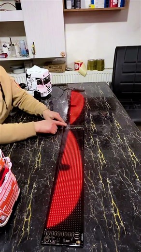 LED MATRIX PANEL #automobile #thetransitprodigy #ledlights #trucking #fh5 #edit #flexibleled #led