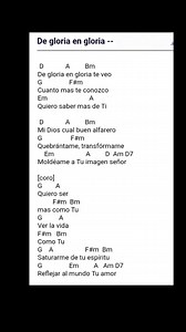 DE GLORIA EN GLORIA TE VEO #clasesdeguitarraonline #cristianos #acordesdeguitarra #acordescristianos | Adoremos Juntos