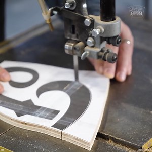 You Don't Need a CNC Machine to Make a Sign #signmaking #woodworking #woodworker #signbuilding | Third Coast Craftsman