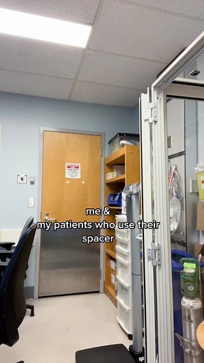 Love me a good spacer #respiratorytherapist #rrt