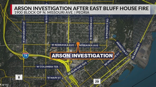 Peoria home gutted by fire, $60,000 in damage