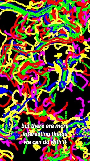 Making beautiful trail effects in particle life #alife