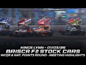 BriSCA F2 Stock Cars - World Qualifying & National Points Round (King's Lynn - 1/3/25)