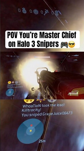 POV You’re Master Chief on Halo 3 Snipers #shorts #halo #halo3 #halomcc