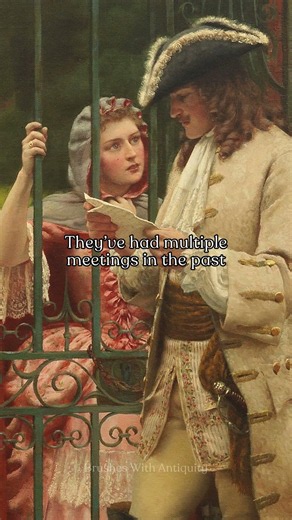 "The Appointed Time," and "What Shall I Say," by Edmund Blair Leighton #history #art #painting