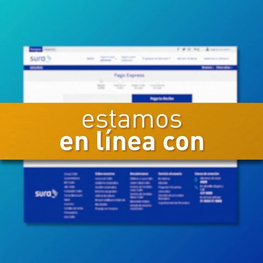 Paga tus seguros en Pago Express. Es fácil y rápido. Ingresa ya a segurossura.com.co. | Seguros SURA Colombia