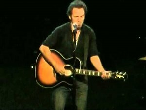Bruce Springsteen - Cautious Man (Solo Acoustic) - E. Rutherford-11/17/05