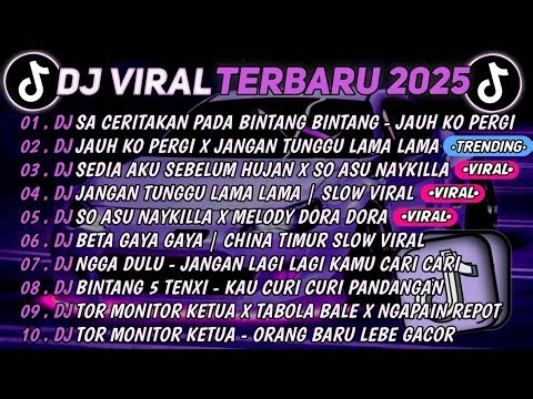 DJ TIKTOK TERBARU 2025🎵DJ SA CERITAKAN PADA BINTANG BINTANG - JAUH KO PERGI🎵DJ JANGAN TUNGGU LAMA