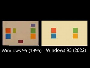Windows 95 Commercial #4 - Comparison between 1995 & 2022
