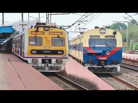 🔥 CRAZY EMU Trains Spotting & Action at Balarambati Station | Indian Railways