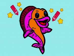 Play Easy To Paint GoldFish | Free Online  Games. KidzSearch.com