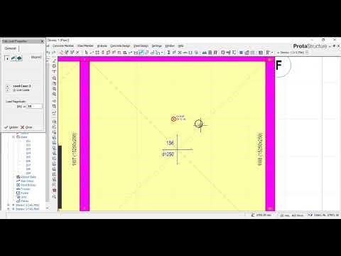How to apply point load to slab in ProtaStructure.