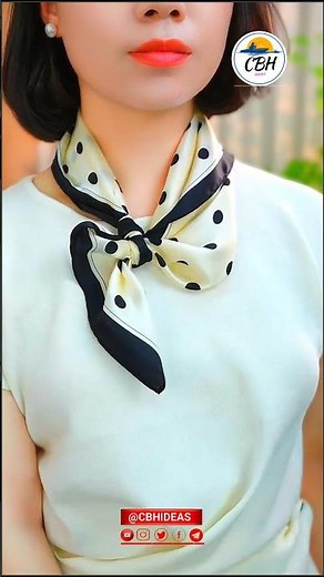 how to tie a scarf step by step