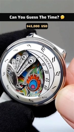 🦚✨ Pure mechanical Art in motion, FABERGE Lady Compliquée Peacock #hautehorlogerie #watches #art