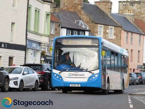 Stagecoach East Scotland 27124 SL14 LTN on X60 to St Andrews 2025-07-15