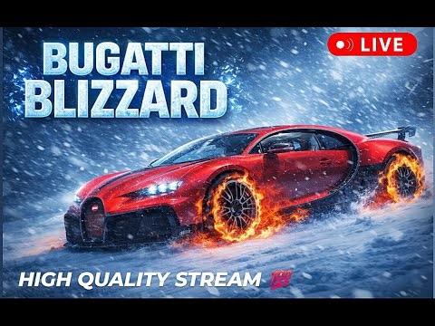 WITNESS THE BUGATTI MAKE A BLIZZARD ON THE STREET!🚀🔥🔥🛸 Hustleman X GOES ''LIVE''