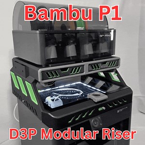 D3P riser for Bambu Lab P1S