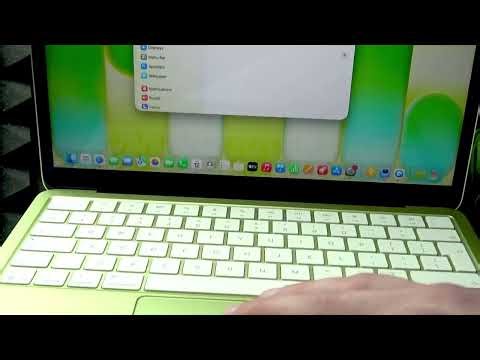 MacBook Neo – كيفية استخدام مكبر الشاشة