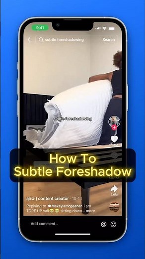 #create Subtle Foreshadow #memes 🎬