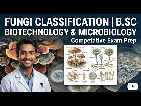 Fungi and Their Classification | L-1| Complete Lecture for Competitive Exams| BY SUMIT RAM |