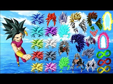 Kefla all forms and Transformation + New Forms #kefla #ssj transformation #infinity