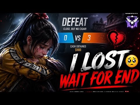 3v3 CS Rank… 3-3 😔💔But WAIT FOR END 😤🔥