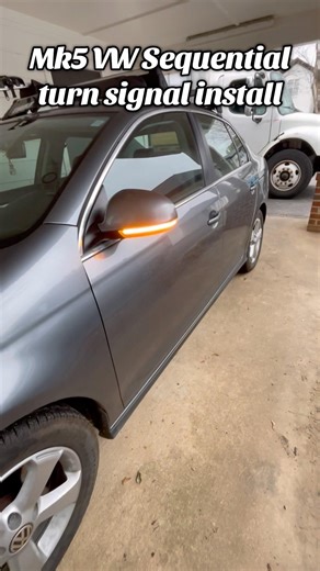 Mk5 Volkswagen sequential turn signal install #mk5jetta #mk5gti #vw #volkswagen #diy