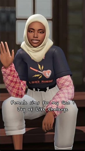 Sims 4 Gen 1 Challenge - meet all my girls #thesims #sims4cc #shorts