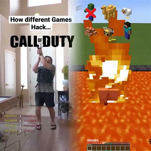 How different Games Hack… #shorts #gaming