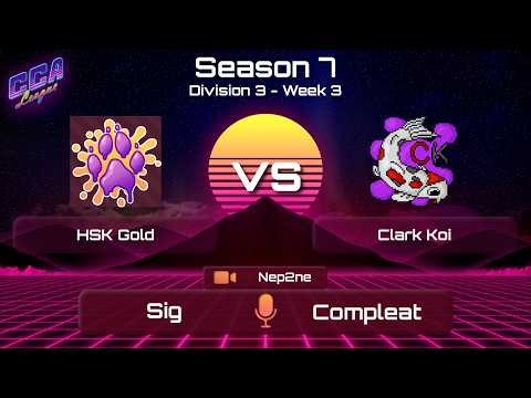 [Div 3] Husky Splatsville Knights Gold vs. Clark Koi - CCA League S7 W3