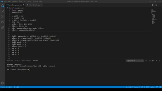 Pygame 新手入门游戏 Pong P7：显示玩家分数