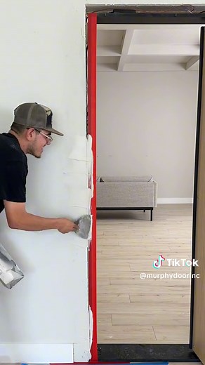 Easy Finish for Gap in Outswing Murphy Door Installation