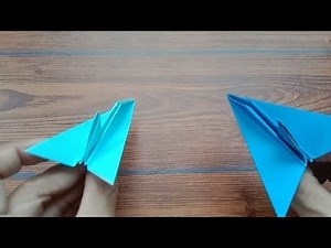 Easy origami fighter jet aircraft tutorial for beginner | very simple