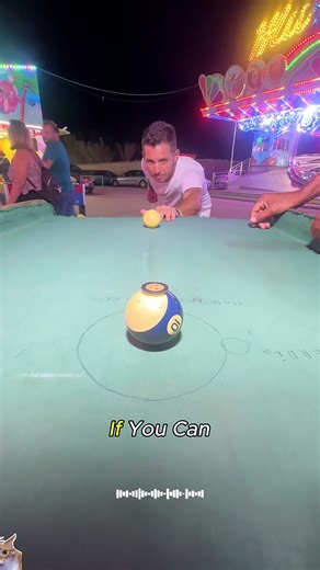Almost No One Can Beat This Coin-on-Ball Challenge. #pool #coin #challenge #game #foryou