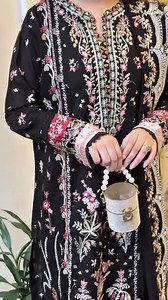 1K views · 8.2K reactions | ✨Premium 3-Piece Party Wear Suit ✨  Fabric: Luxury Cotton with Multicolor Embroidery (Kameez + Pant)  Dupatta: Premium Jorjet With Full Embroidery Work  Length: Kameez 47-48" | Pant 39" (Free Size Waist)  Sizes: S (34-36) | M (38-40) | L (42-44) | XL (46-48) | Trends By Marium | Facebook