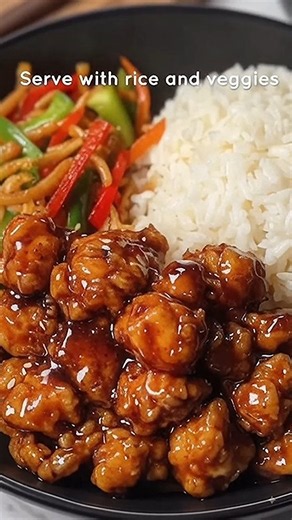 Sticky Honey Garlic Chicken with Rice 🍗🔥 | Better Than Takeout! #highprotein #mealprep#foodie