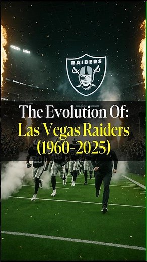 The Evolution of the Raiders ⚔️🖤 | From Oakland to Las Vegas #raiders #lasvegasraiders