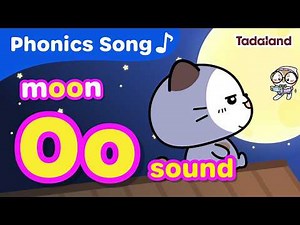 Long OO Sound Phonics Song for Kids | The Full Moon Song 🌕 | Tadaland