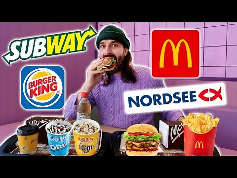 JE TESTE tous les FAST FOOD EN ALLEMAGNE - CARL IS COOKING