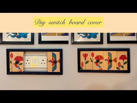 DIY Sliding Switchboard | Secret Switchboard Cover #DIYHomeDecor#SwitchboardCover#DIYArt