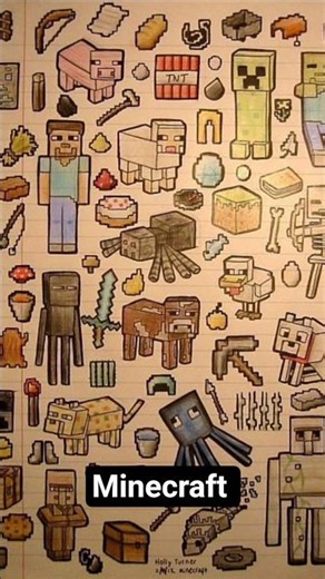 minecraft drawing #beats #music #minecraft