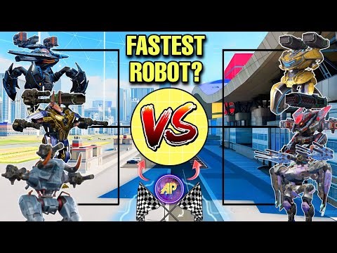 🔥 WHICH ACTUALLY IS THE FASTEST ROBOT? || WAR ROBOTS WR ||