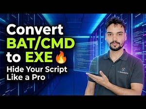 Convert BAT/CMD to EXE 🔥 Hide Your Script Like a Pro